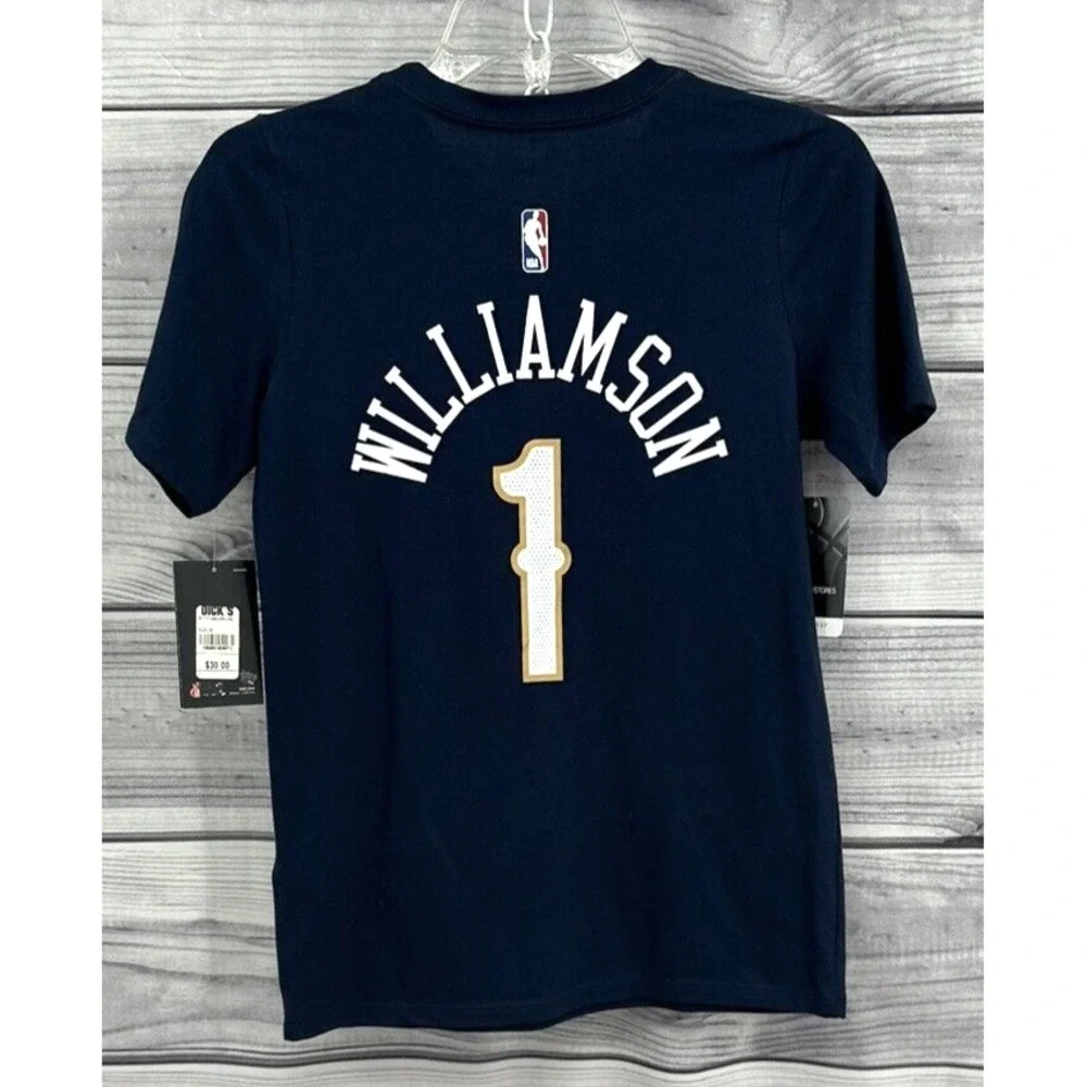 THE NIKE TEE NBA NEW ORLEANS PELICANS ZION WILLIAMSON T SHIRT Youth‎ Boy Medium